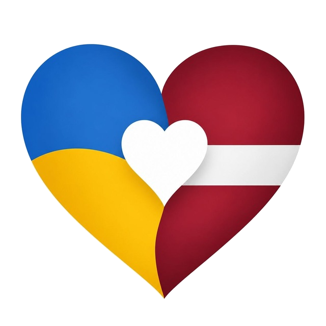 Серце: Україна та Латвія